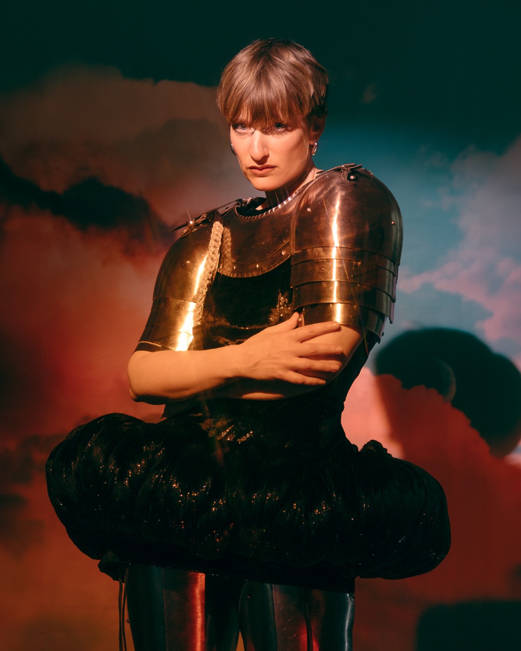 Gervaise en armure d'or